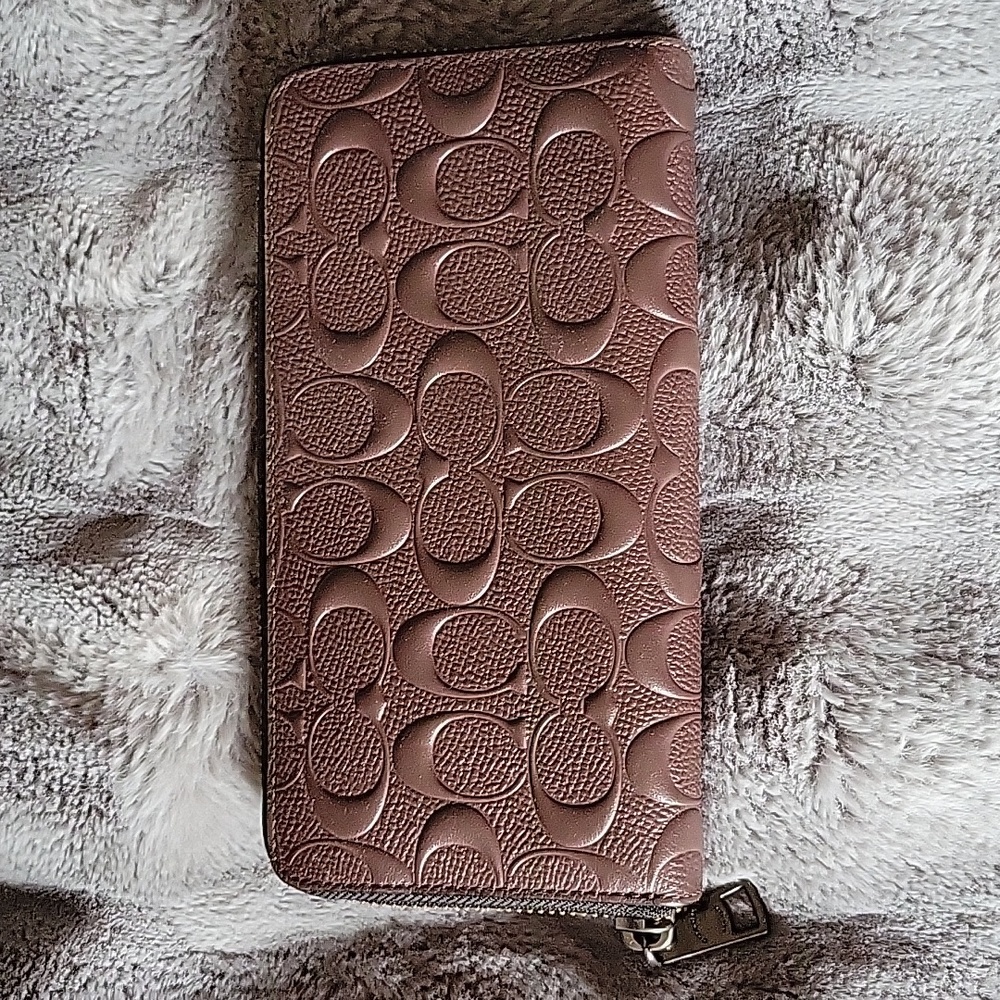 Brown coach wallet